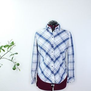 Sold New York and Company Medium Blue Button-down